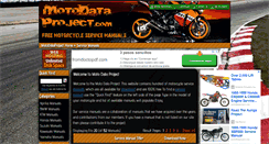 Desktop Screenshot of motodataproject.com